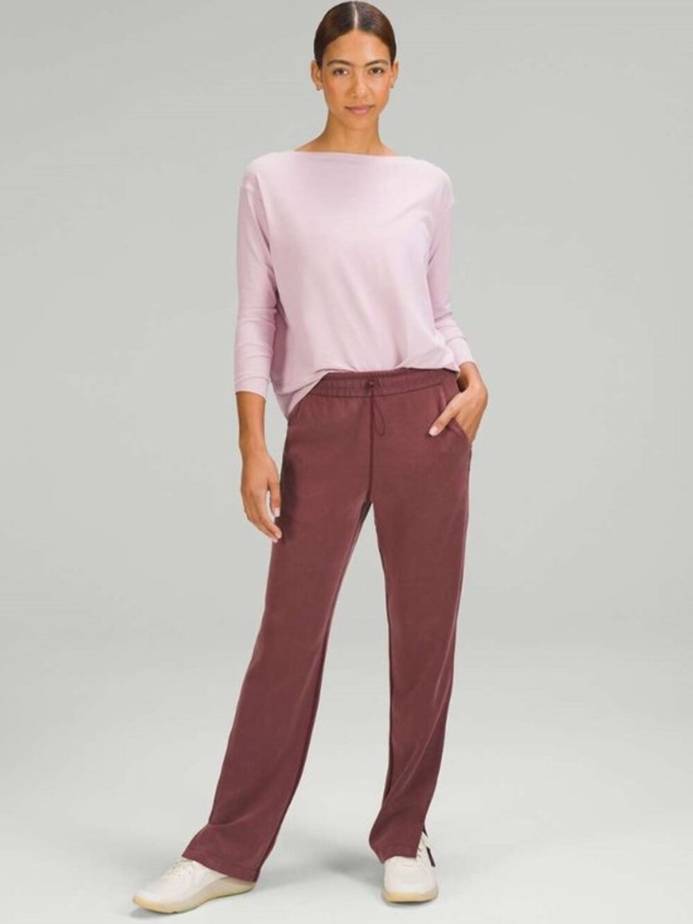 lululemon athletica Women's Maroon Track Pants